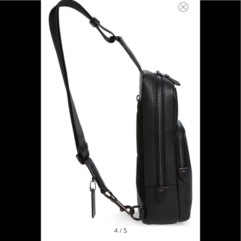 Leather Coach Crossbody..                                            like new.